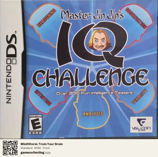 MinDStorm: Train Your Brain Nintendo DS, NTSC box front