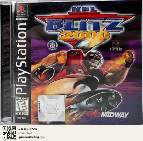 NFL Blitz 2000 PlayStation, NTSC box front