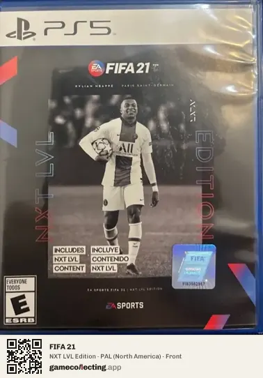 FIFA 21 PlayStation 5, North America box front