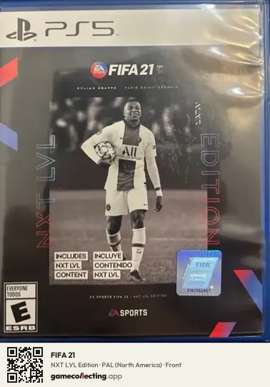 FIFA 21 PlayStation 5, North America box front