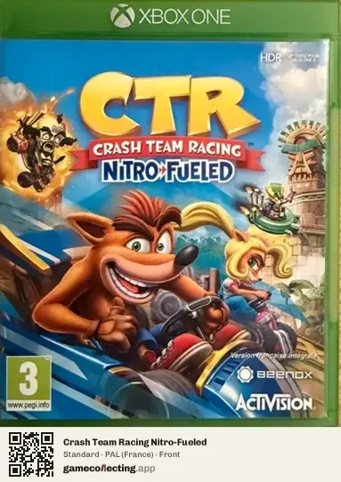Crash Team Racing Nitro-Fueled Xbox One, France box front