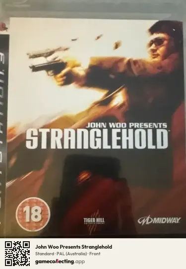 John Woo Presents Stranglehold PlayStation 3, Australia box front