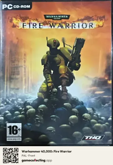 Warhammer 40,000: Fire Warrior Computer, PAL box front