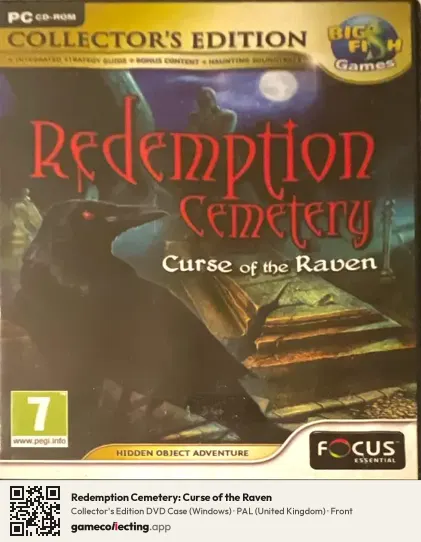 Redemption Cemetery: Curse of the Raven Computer, United Kingdom box front