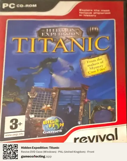 Hidden Expedition: Titanic Computer, United Kingdom box front