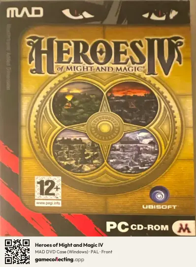 Heroes of Might and Magic IV Computer, PAL box front
