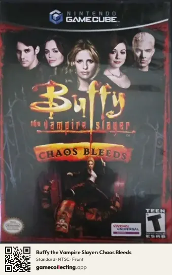 Buffy the Vampire Slayer: Chaos Bleeds Nintendo GameCube, NTSC box front