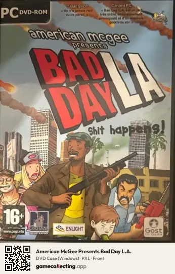 American McGee Presents Bad Day L.A. Computer, PAL box front