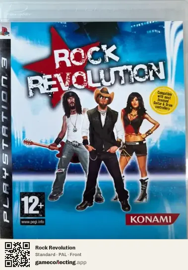 Rock Revolution PlayStation 3, PAL box front