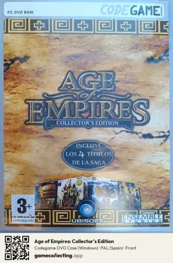 Age of Empires: Collector's Edition Computer, Spain box front