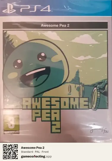 Awesome Pea 2 PlayStation 4, PAL box front
