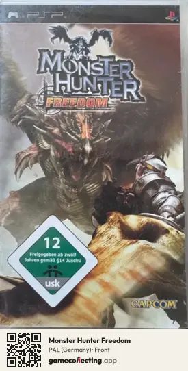 Monster Hunter Freedom PlayStation Portable, Germany box front