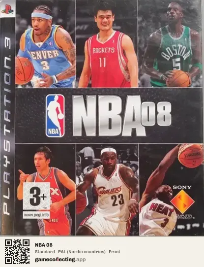 NBA 08 PlayStation 3, Nordic countries box front