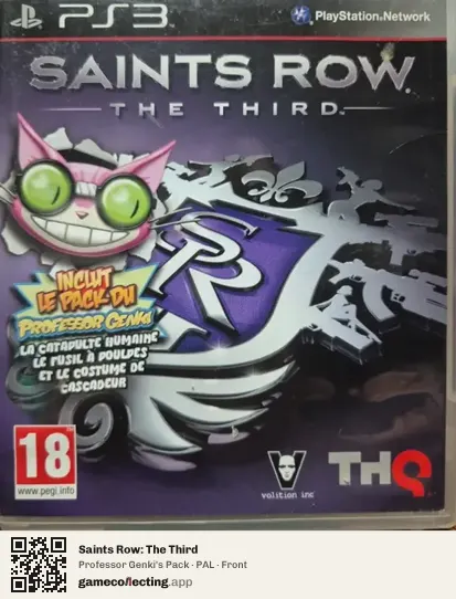 Saints Row: The Third PlayStation 3, PAL box front