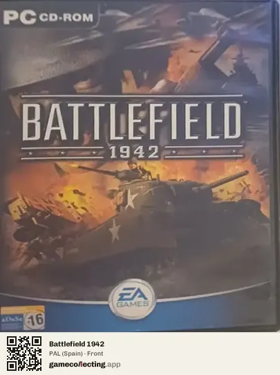 Battlefield 1942 Computer, Spain box front