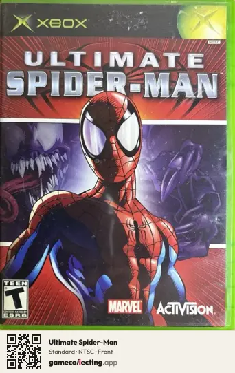 Ultimate Spider-Man Xbox, NTSC box front