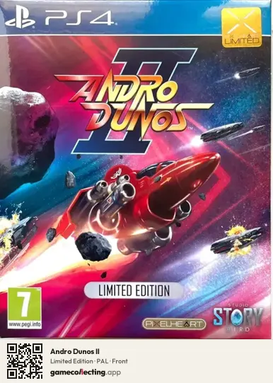 Andro Dunos II PlayStation 4, PAL box front