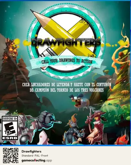 Drawfighters PlayStation 4, PAL box front