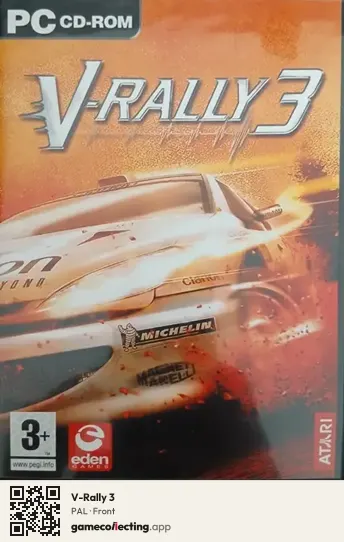 V-Rally 3 Computer, PAL box front