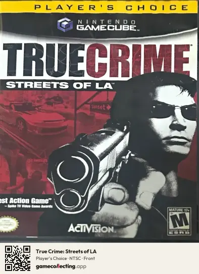 True Crime: Streets of LA Nintendo GameCube, NTSC box front