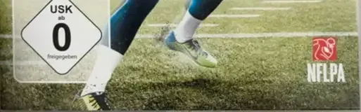 Madden NFL 15, the USK square on its front