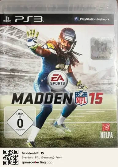 Madden NFL 15 PlayStation 3, Germany box front