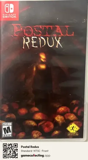 Postal Redux Nintendo Switch, NTSC box front