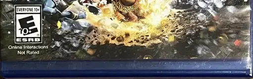 Knack II, the ESRB box on its front