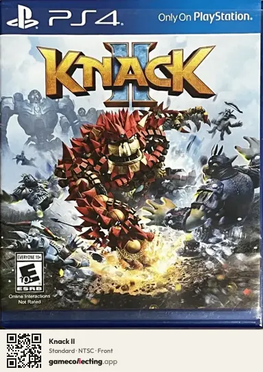 Knack II PlayStation 4, NTSC box front