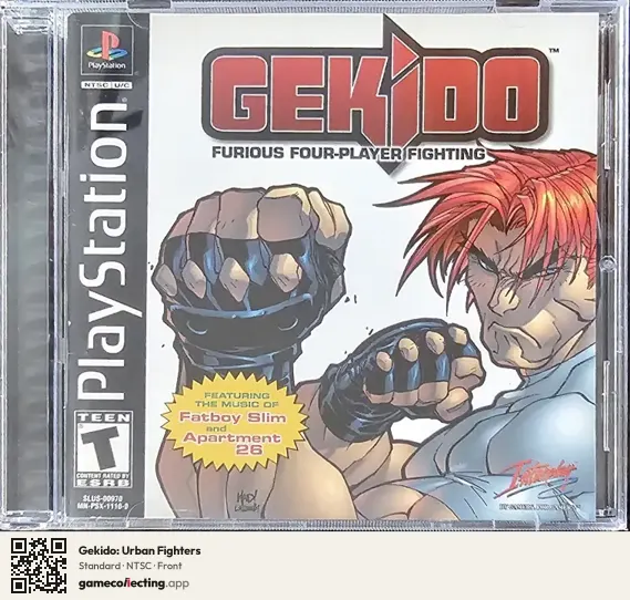 Gekido: Urban Fighters PlayStation, NTSC box front