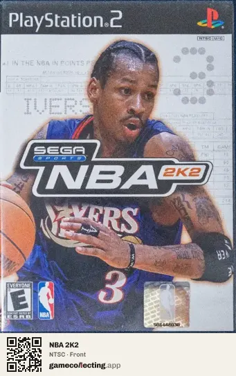 NBA 2K2 PlayStation 2, NTSC box front