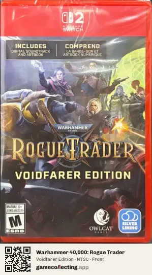 Warhammer 40,000: Rogue Trader Nintendo Switch 2, NTSC box front