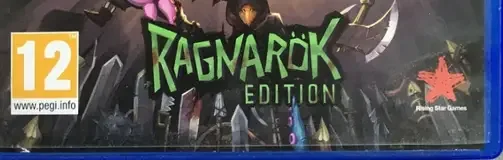 Zombie Vikings, the PEGI square on its front