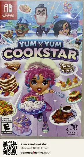 Yum Yum Cookstar Nintendo Switch, NTSC box front
