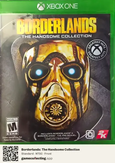 Borderlands: The Handsome Collection Xbox One, NTSC box front