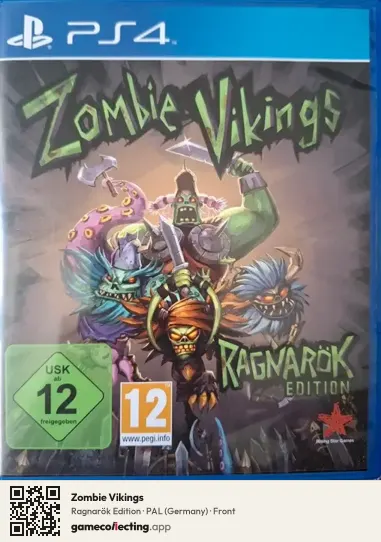 Zombie Vikings PlayStation 4, Germany box front