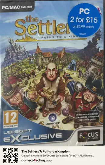 The Settlers 7: Paths to a Kingdom Computer, United Kingdom box front