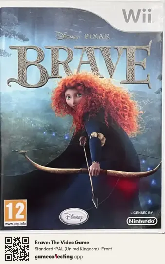 Brave: The Video Game Nintendo Wii, United Kingdom box front