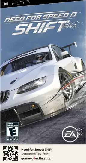 Need for Speed: Shift PlayStation Portable, NTSC box front