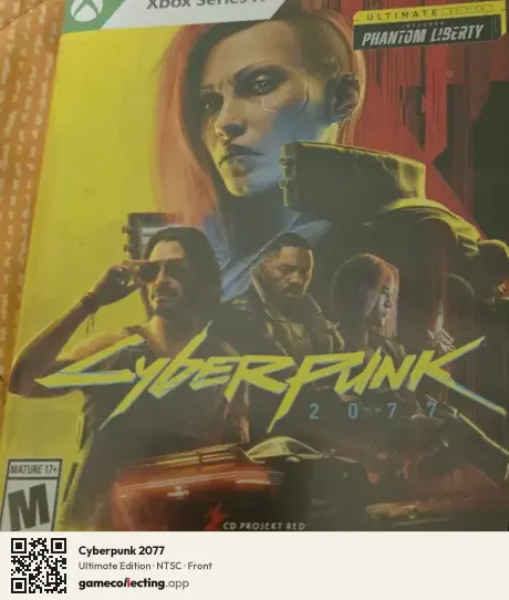 Cyberpunk 2077 Xbox Series X, NTSC box front