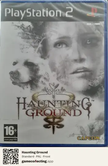 Haunting Ground PlayStation 2, PAL box front