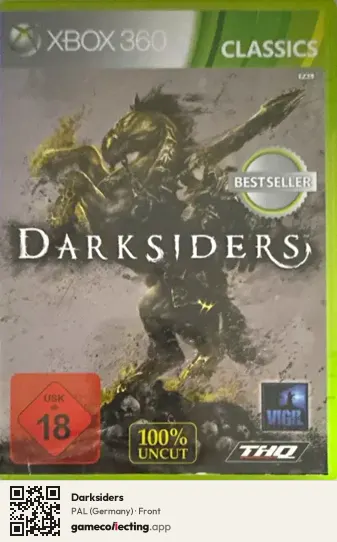 Darksiders Xbox 360, Germany box front
