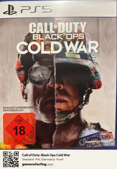 Call of Duty: Black Ops Cold War PlayStation 5, Germany box front
