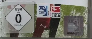 FIFA 10, the USK square on its front