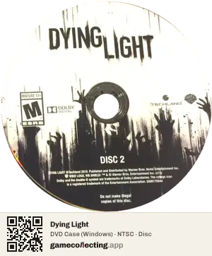 Dying Light Computer, NTSC disc