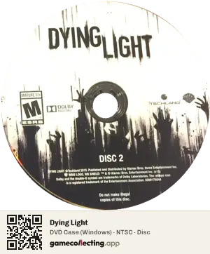 Dying Light Computer, NTSC disc