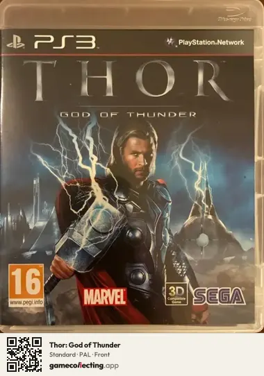 Thor: God of Thunder PlayStation 3, PAL box front