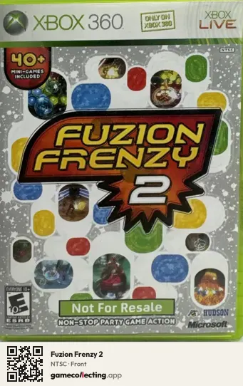 Fuzion Frenzy 2 Xbox 360, NTSC box front