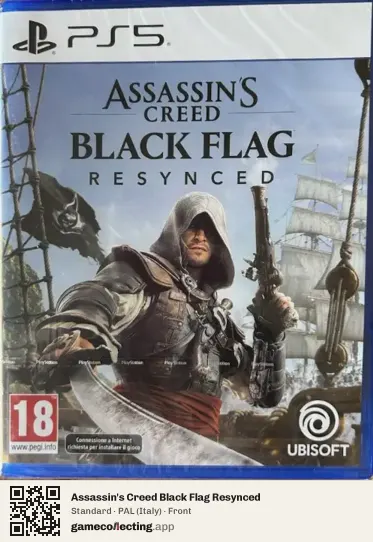 Assassin's Creed Black Flag Resynced PlayStation 5, Italy box front