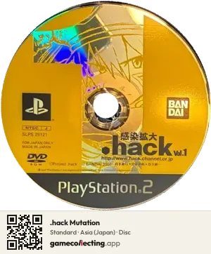 .hack Mutation PlayStation 2, Asia disc